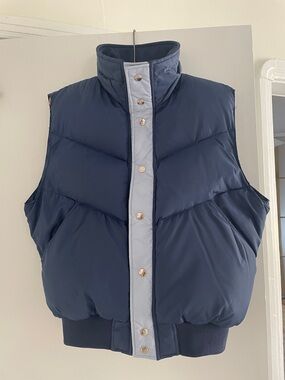 Vintage Navy Puffer Vest